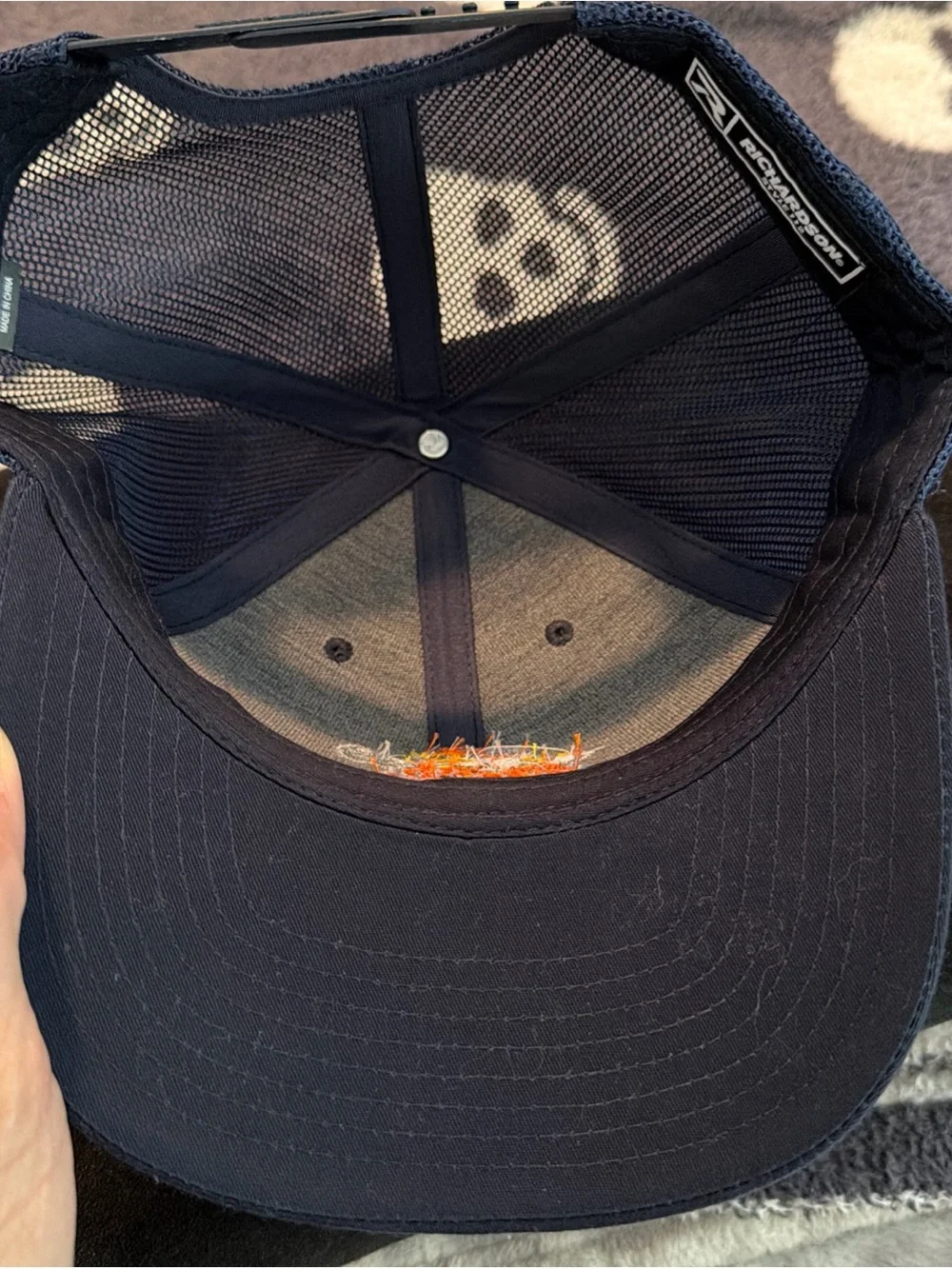 NWOT Greenville Swamp Rabbits Hockey Team Navy Primary Logo Hat Trucker Cap